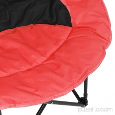 Best Choice Products Outdoor Foldable Lightweight Camping Sports Chair w/ Large Pocket, Carrying Bag - Red